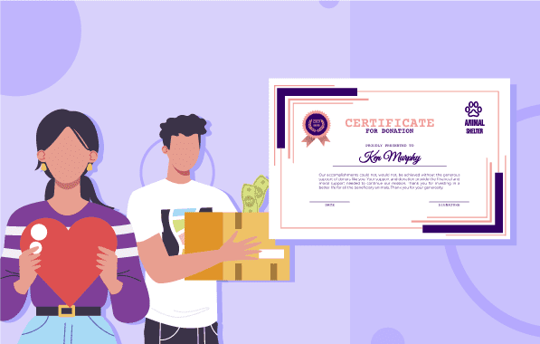 Non-profit Organization Certificate Charity Certificate